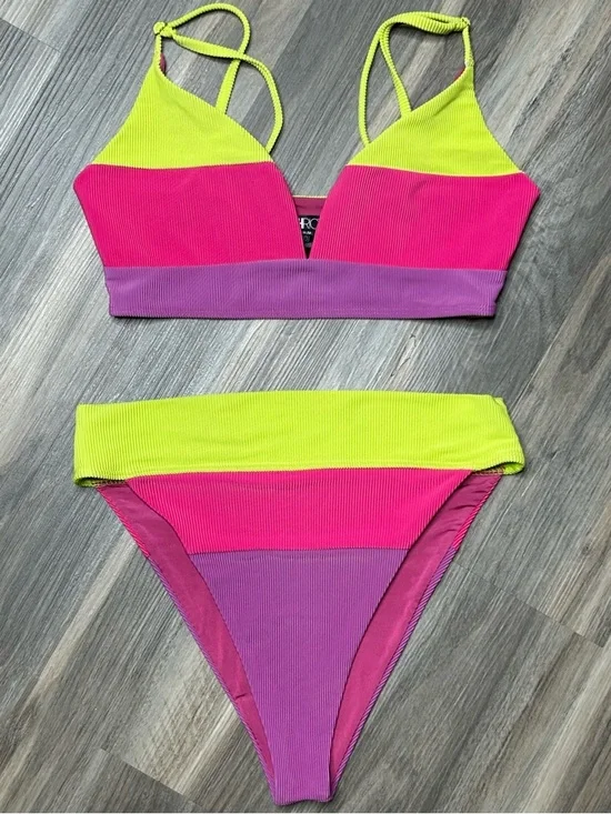 NWOT Beach Riot Ribbed Alexis Riza Bikini - Picture 4 of 16